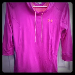 Under Armour Pink Dri Fit Hoodie